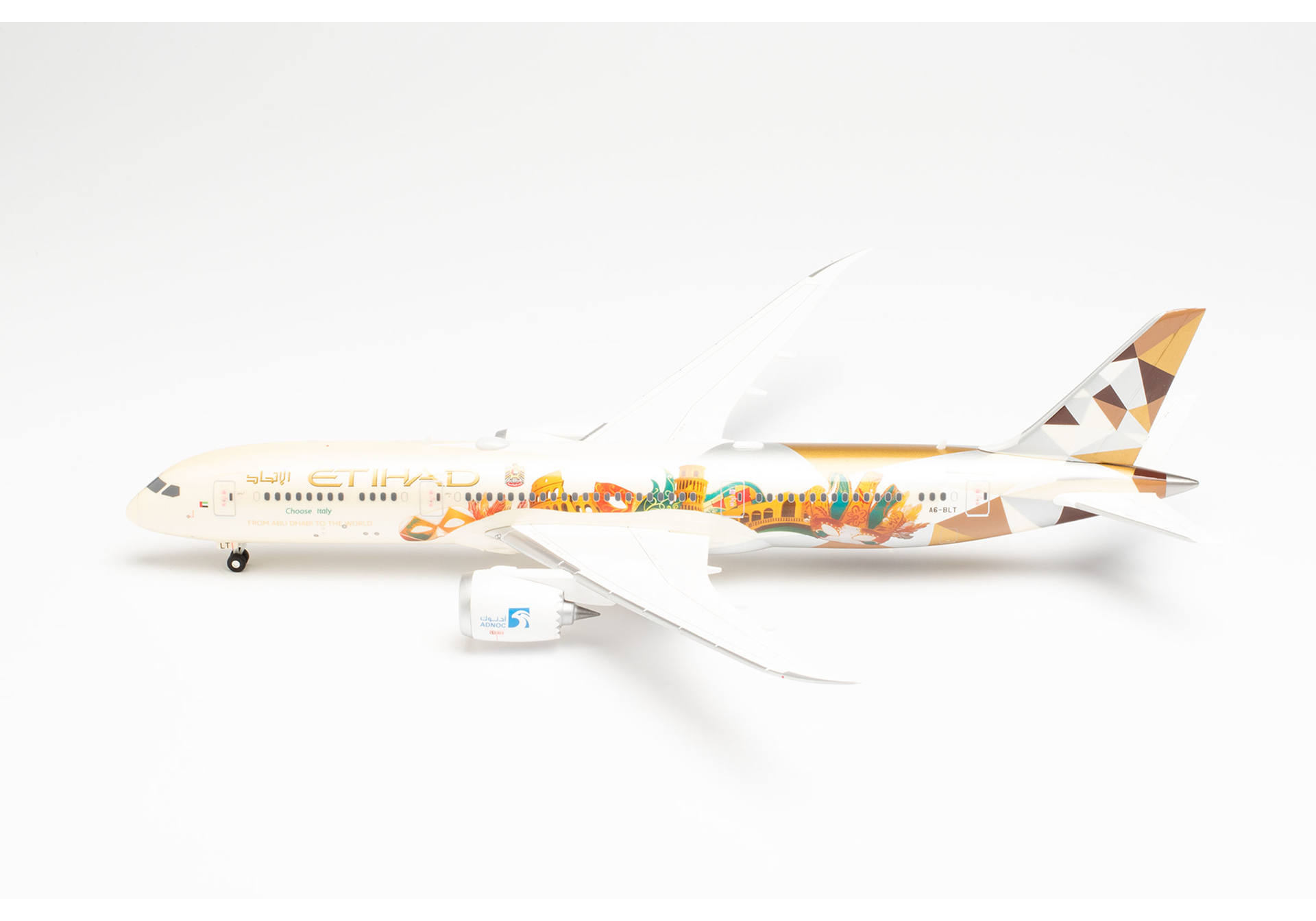 Etihad Boeing 787-9 Dreamliner “Choose Italy” – A6-BLT