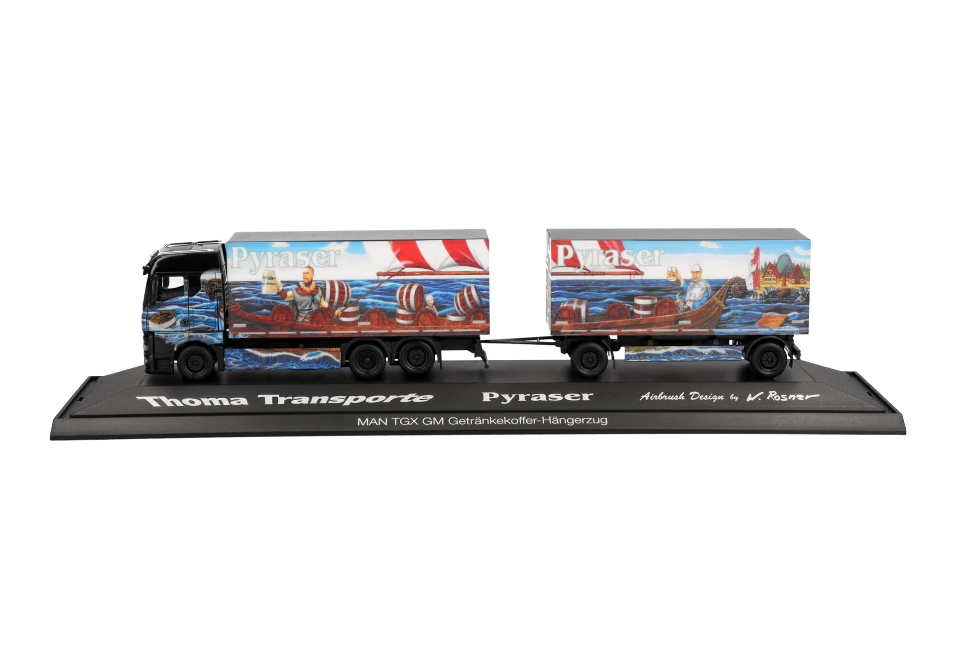 MAN TGX GM Getränkekoffer-Hängerzug "Pyraser III / Rudi Thoma"