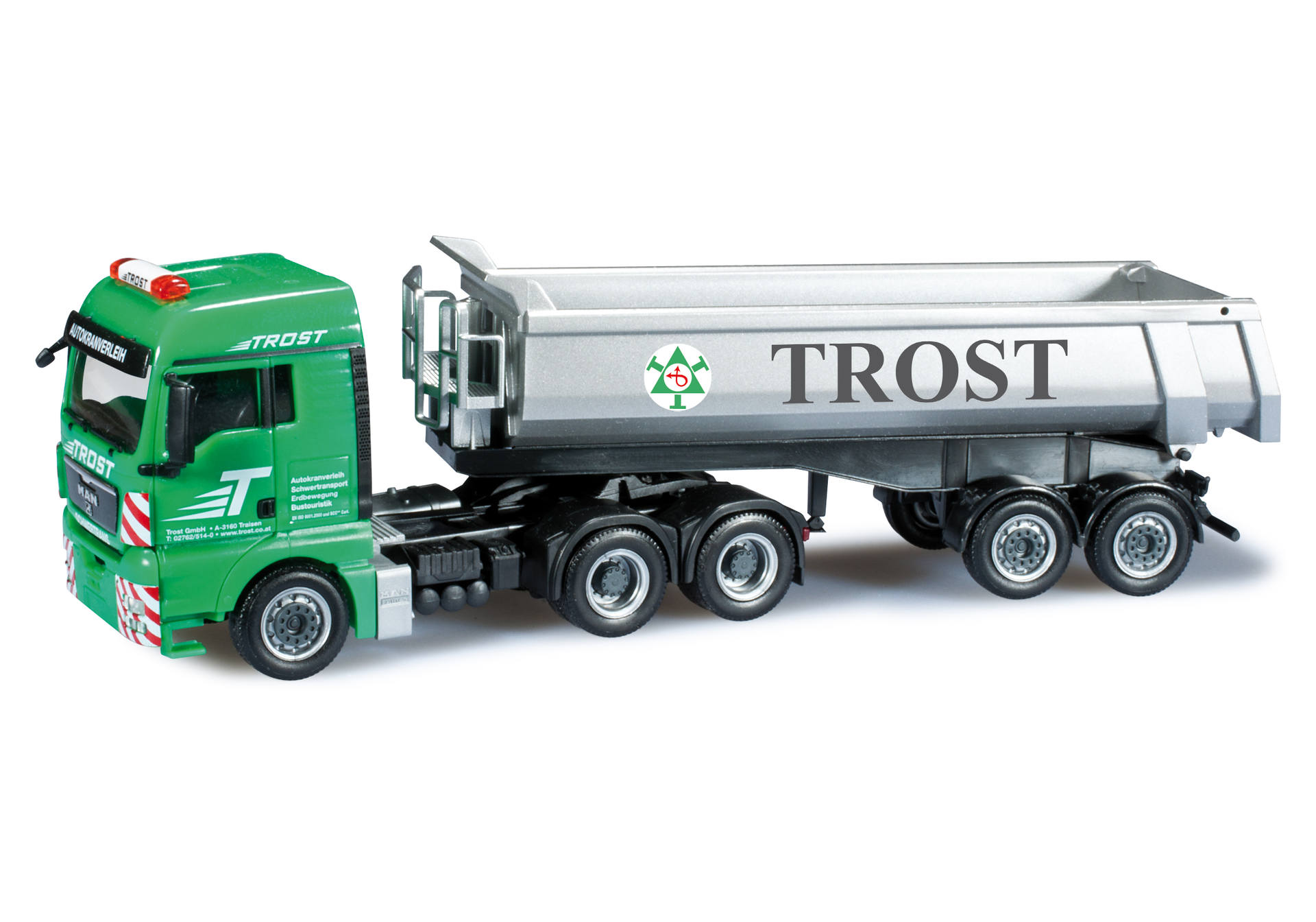 MAN TGX XLX dumper semitrailer "Trost" (A)