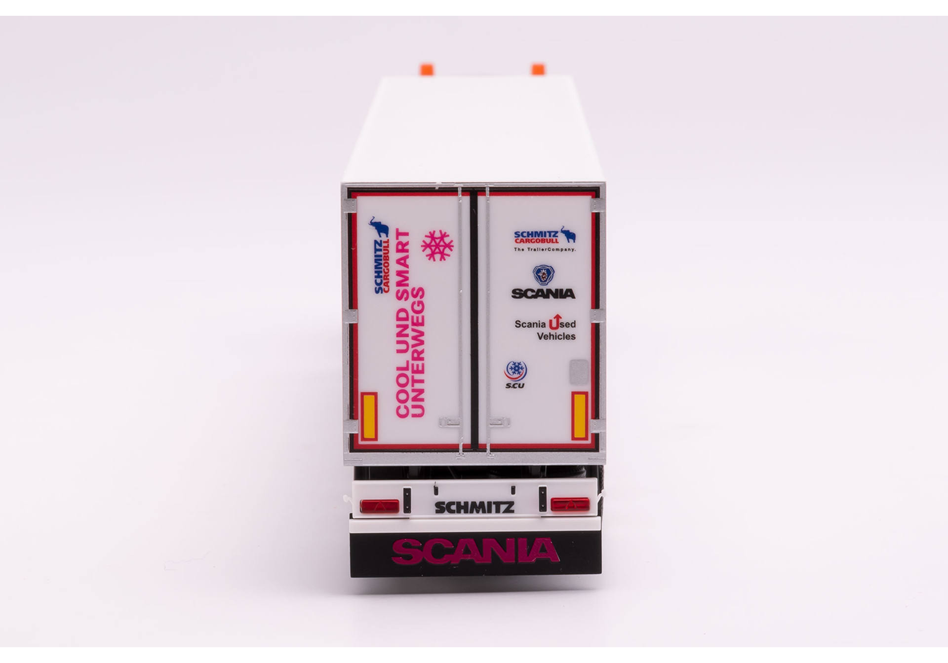Scania R `13 TL refrigerated box semitrailer „Trucker-Babe Christina Scheib“