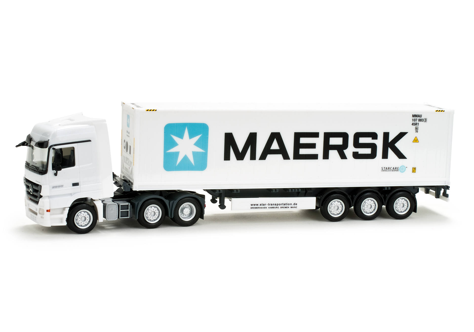 Mercedes-Benz Actros LH container semitrailer "Maersk"