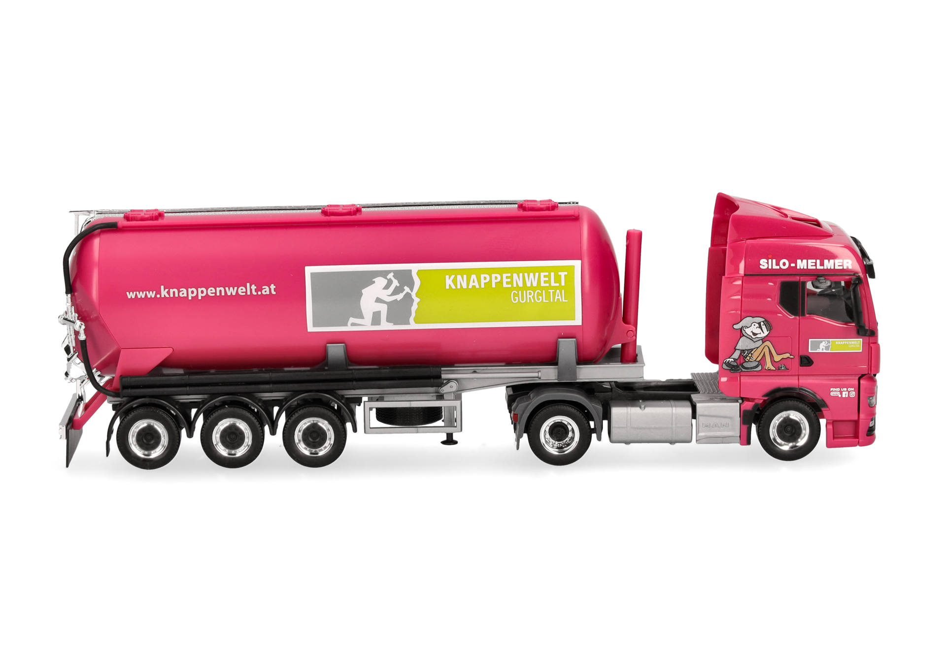 (WO)MAN TGX GM bulk semitrailer truck "Melmer"