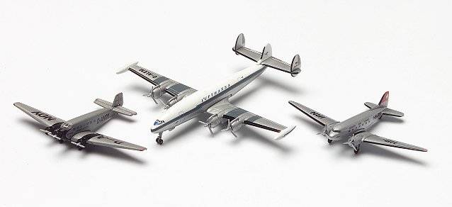 Flugzeugset mit drei Yesterday-Modellen "Besucherpark München"
