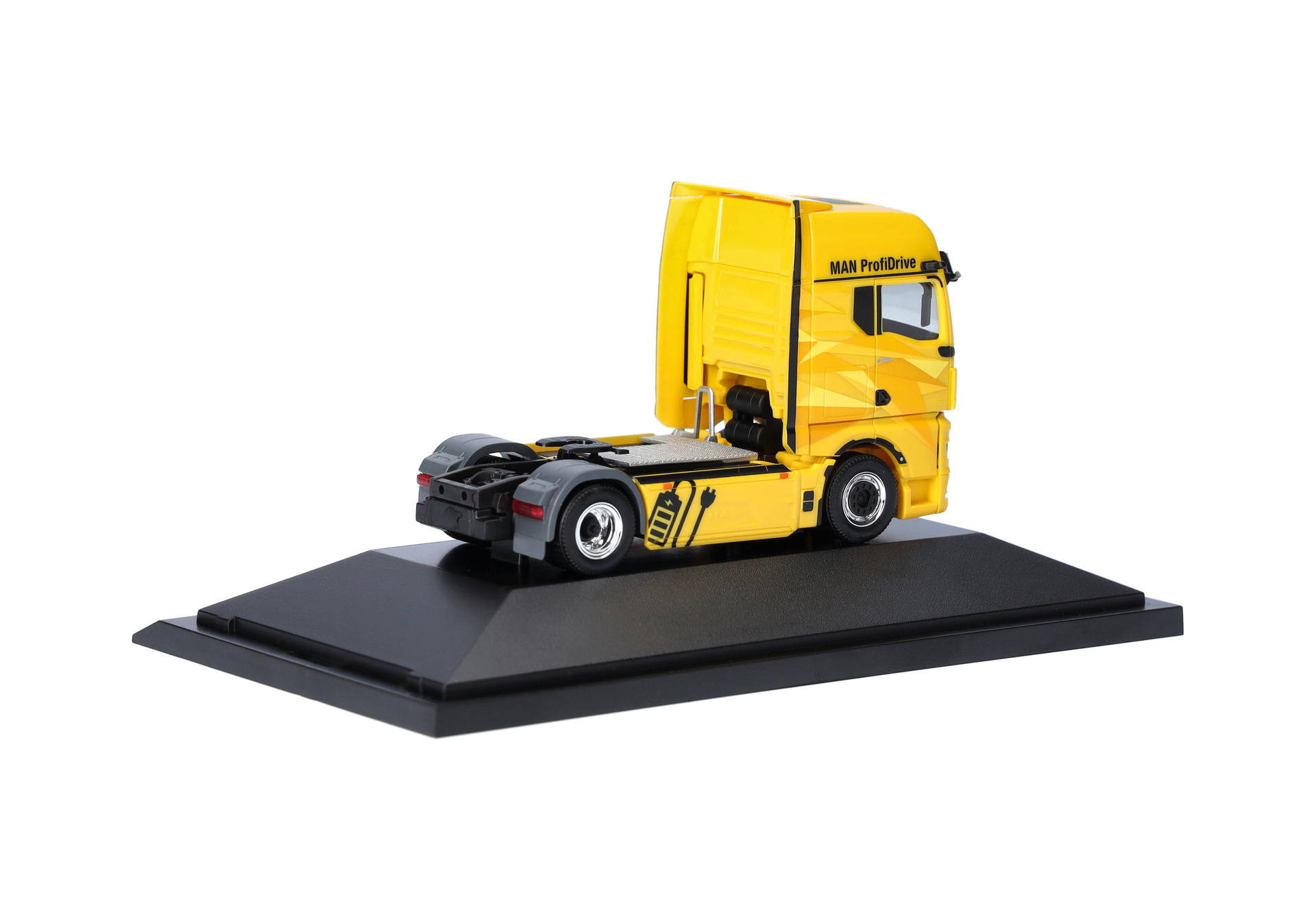 truck, cab, yellow, model, diecast