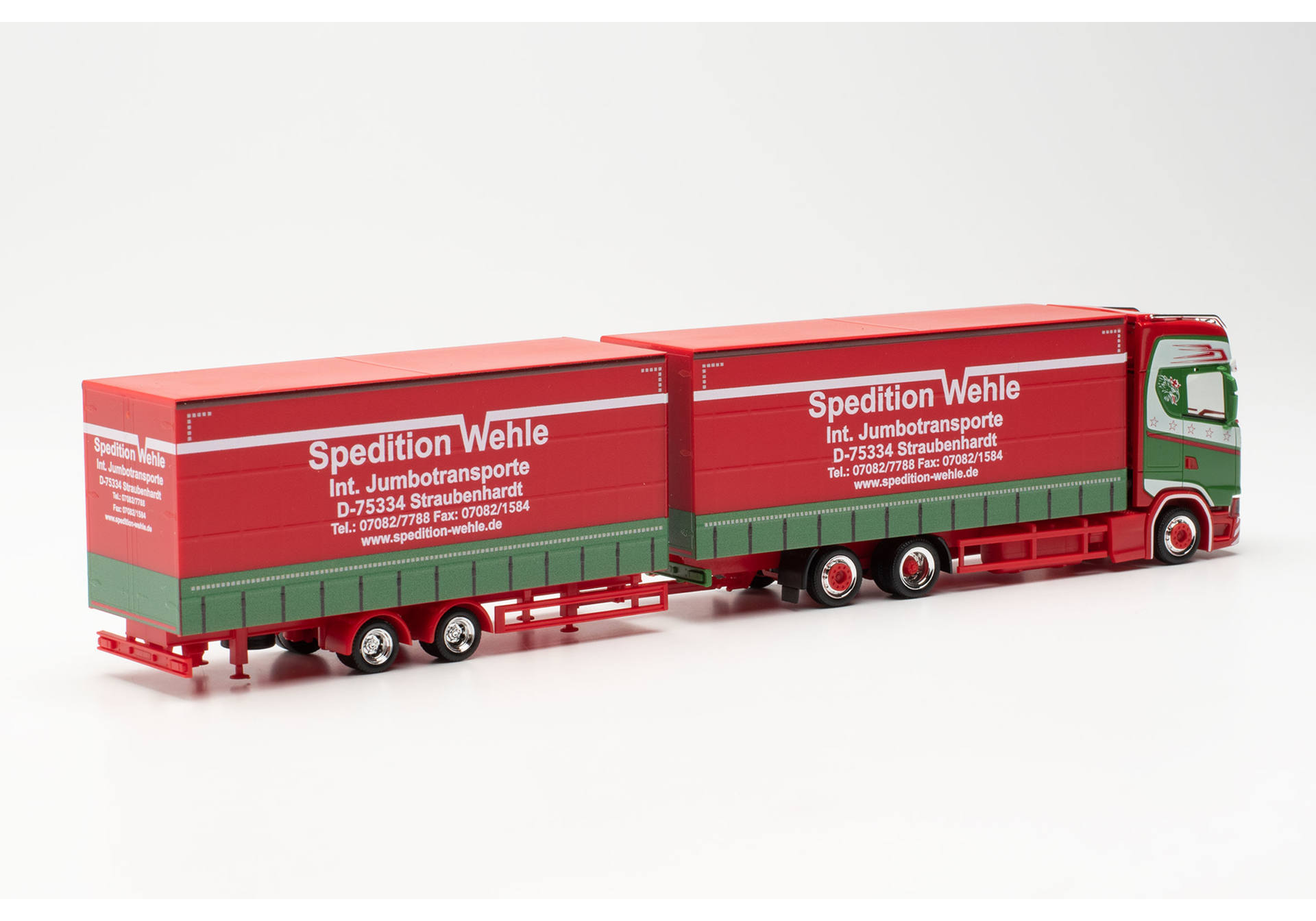 Scania CS 20 HD Volumen-Hängerzug "Spedition Wehle" (Baden-Württemberg/Straubenhardt)