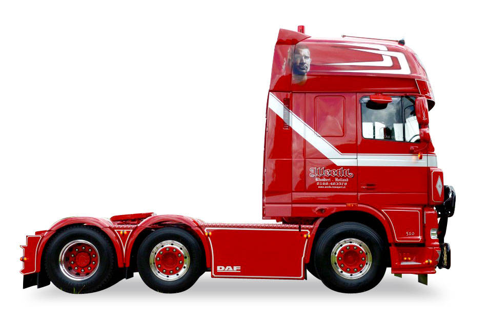 DAF XF 95 6x2 Container-Sattelzug "Weeda"