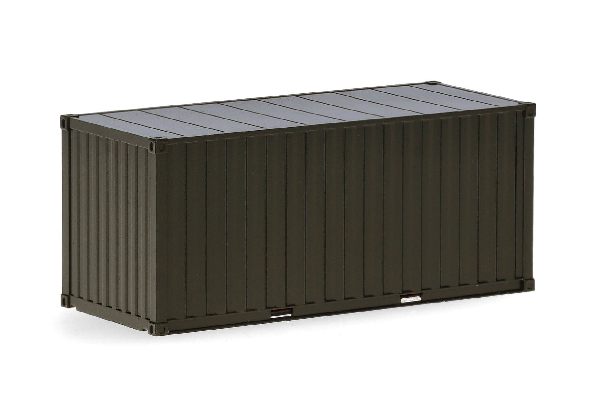 2x 20ft Container "Heer", Braungrau (unbedruckt)