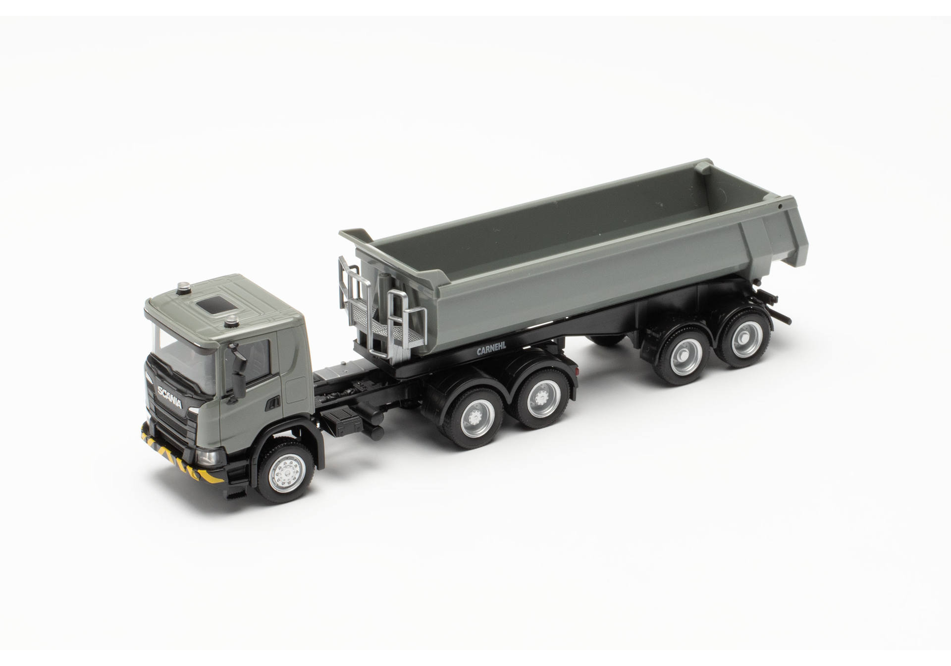 Scania CG 17 6x6 Rundmulden-Sattelzug 3achs/2achs, grau