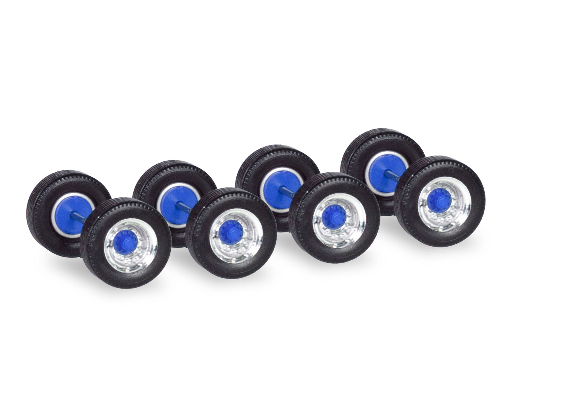 HERPA, Pneumatici fuoristrada con cerchi 4x4 - 8 coppie di ruote HERPA, Pneumatici fuoristrada con cerchi 4x4 - 8 coppie di ruote