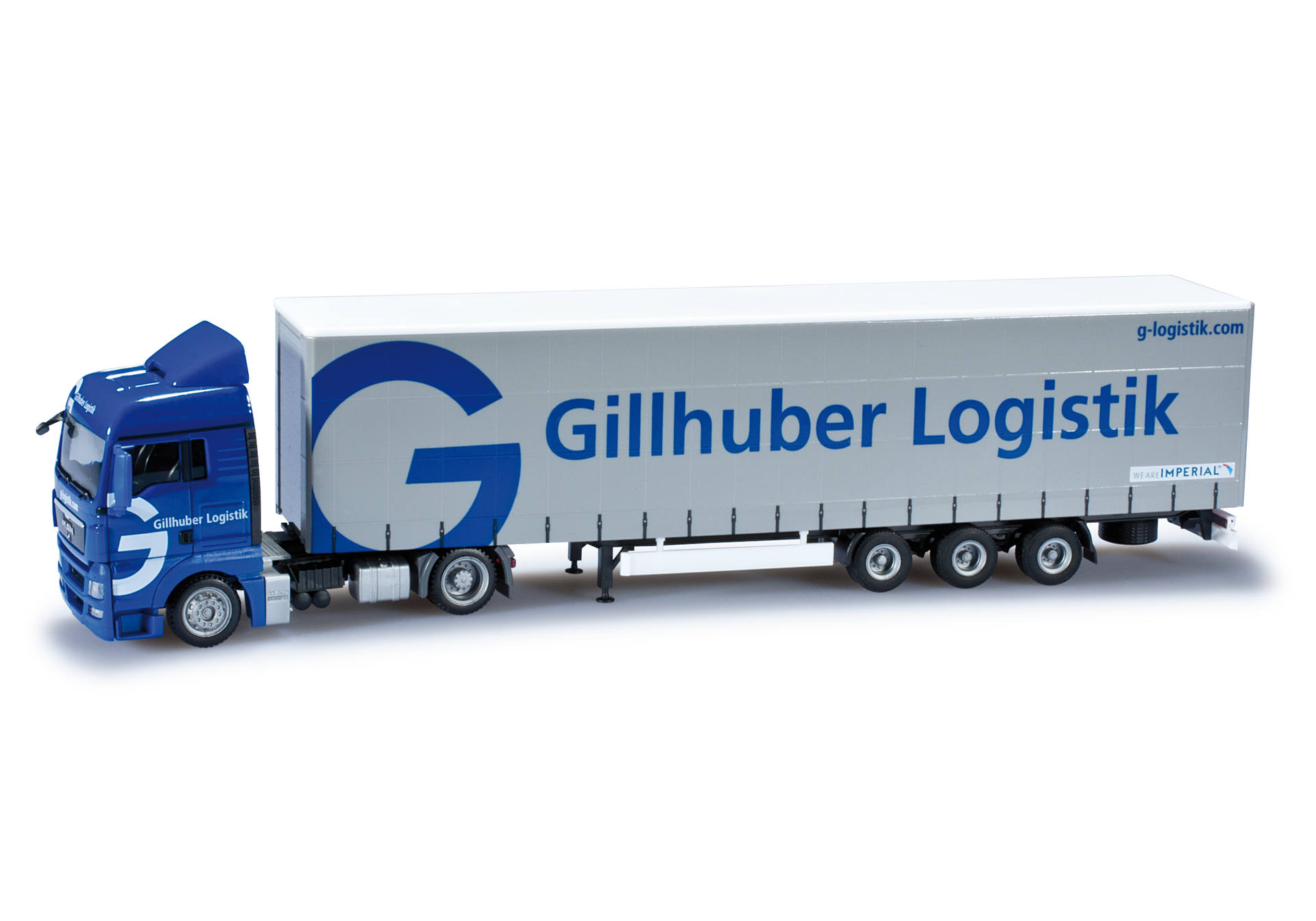 MAN TGX XLX jumbo curtain canvas semitrailer "Gillhuber Logistik"