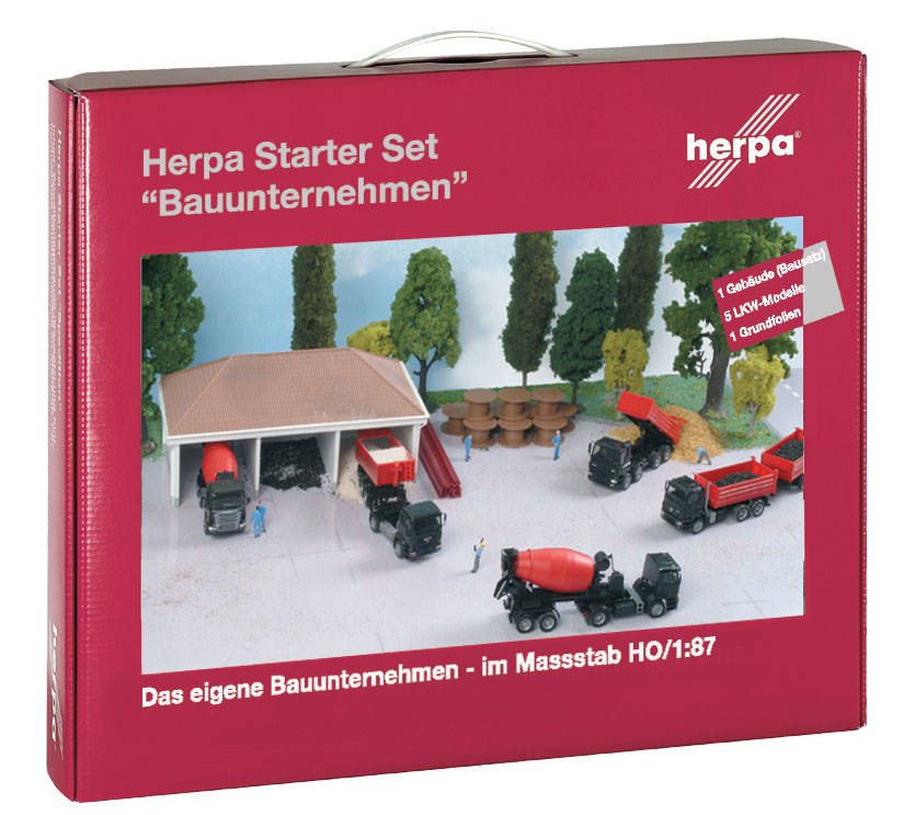 Herpa Cars&Trucks Starter Set "construction company"
