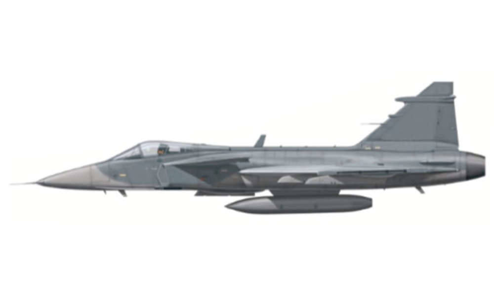 Saab JAS-39 Gripen basic scheme