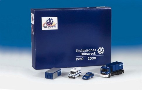 Mercedes-Benz MB E/MB Sprinter T1N "Halfbus"/MB Actros M roll-off ripper/roll-off container special box