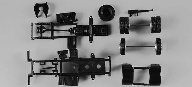 chassis for tractor MAN F8 2-axleContent: 2 pcs.