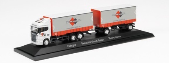 Scania R '04 HL change curtains hanger train 3A/2A