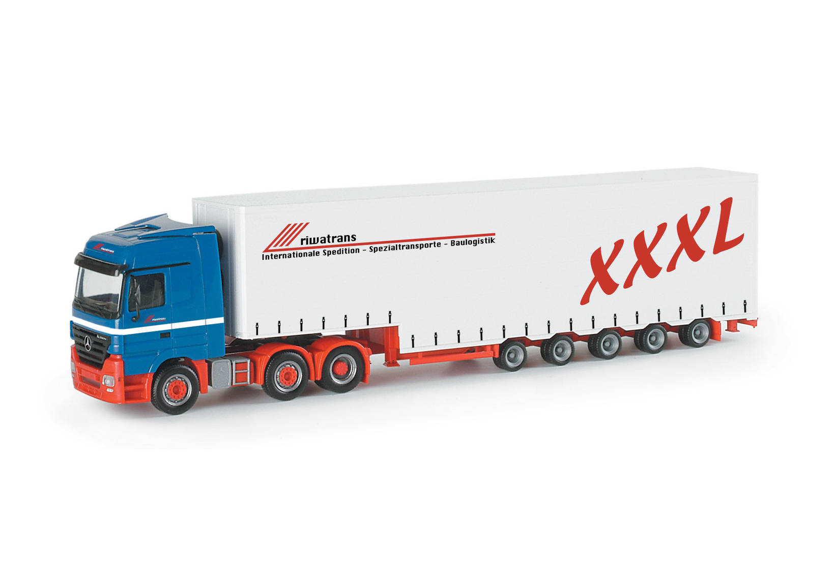 Mercedes-Benz Actros LH volume semitrailer "Riwatrans"