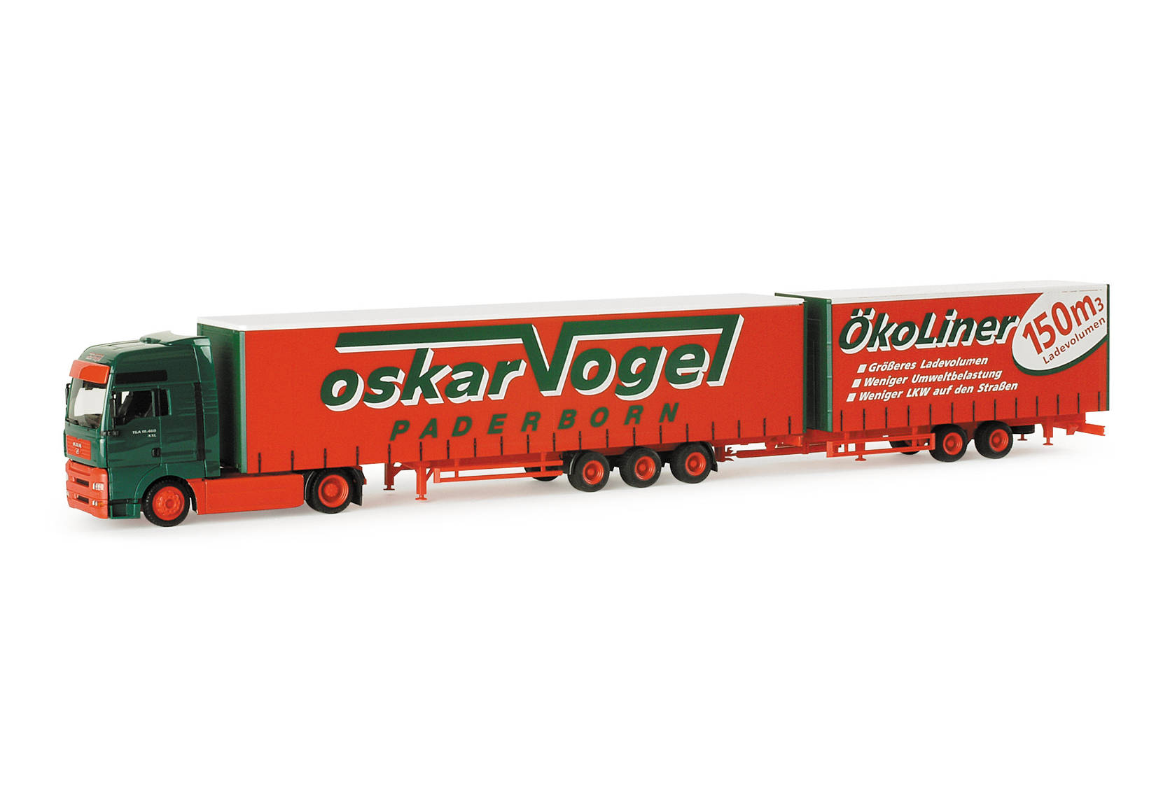 MAN TGA XXL Gardinenplanen-EuroCombi "Oskar Vogel"