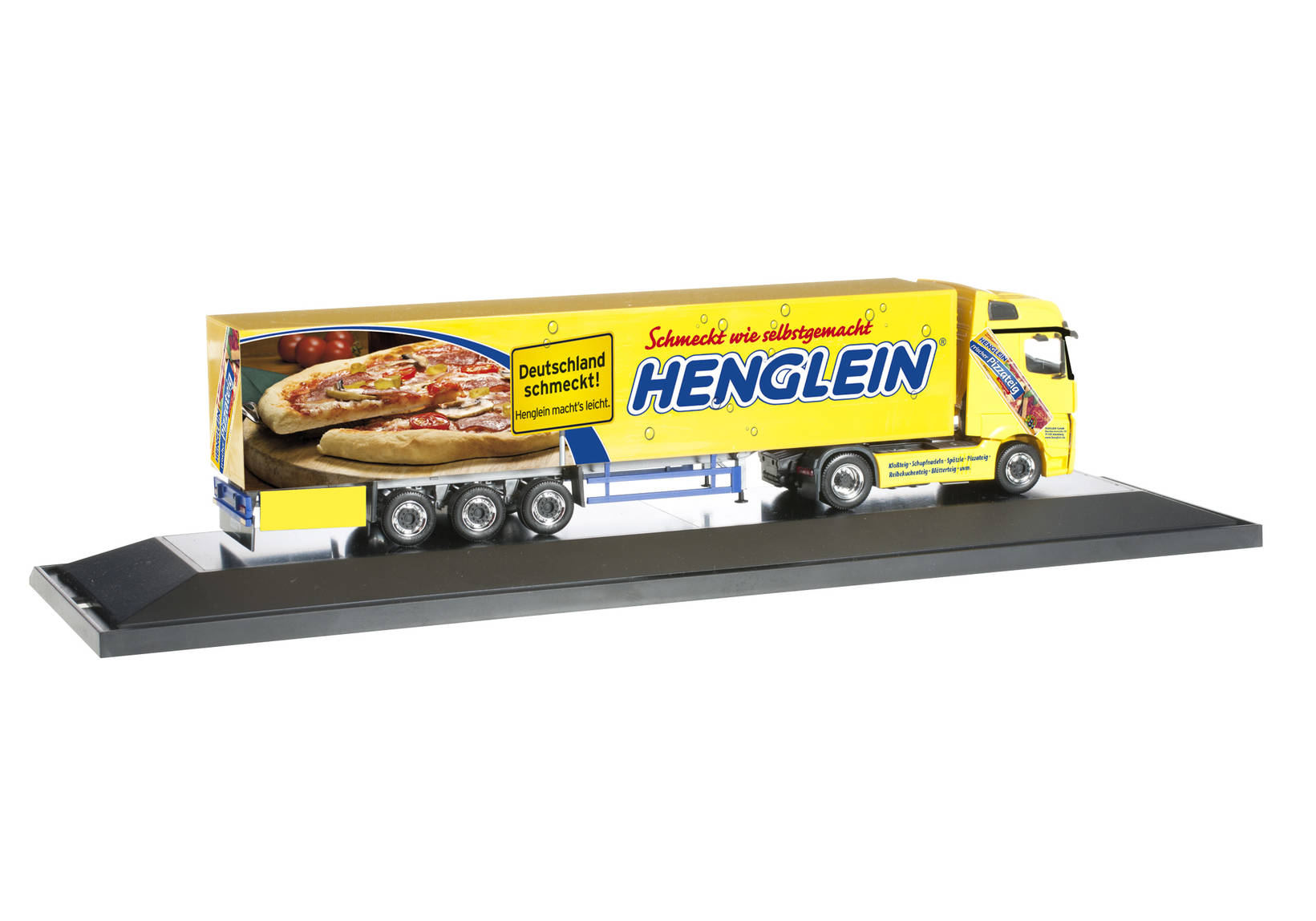 Mercedes-Benz Actros Bigspace Kühlkoffer-Sattelzug "Henglein Pizzateig"