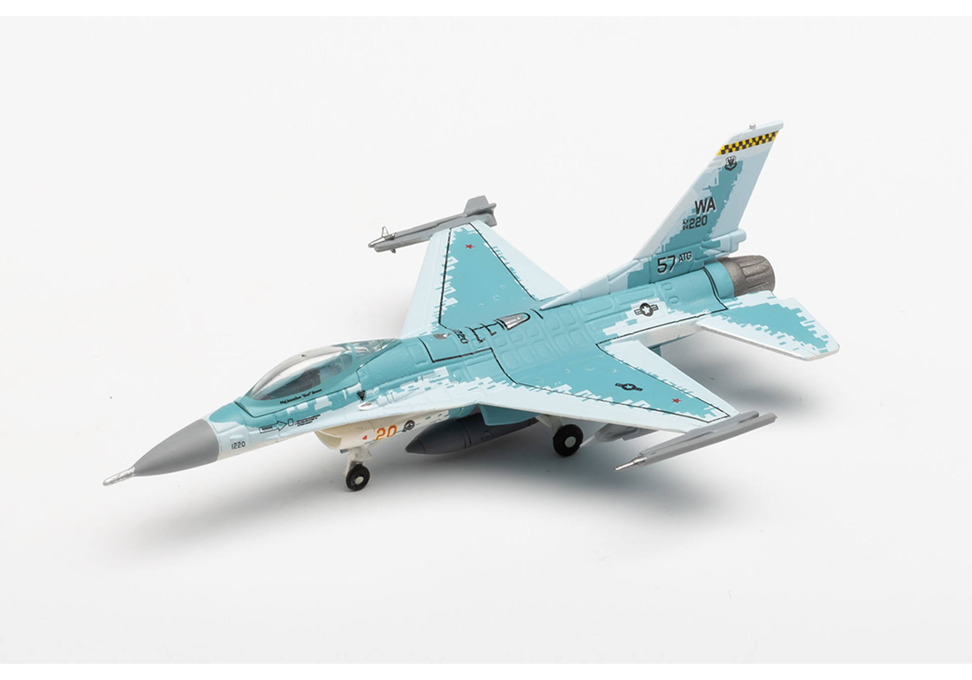 U.S. Air Force Lockheed Martin F-16C Fighting Falcon - 64th Aggressor Squadron, Nellis Air Base „Ghost“ – 84-1220