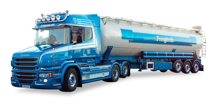 Scania Hauber 6x4 silo semitrailer "Forsgards"