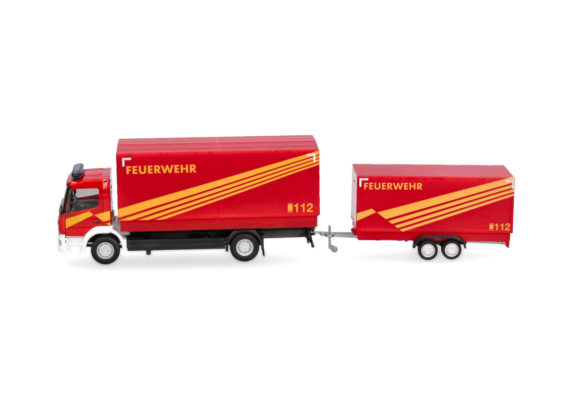 Spielzeug, Feuerwehr, LKW, rot, Anhänger