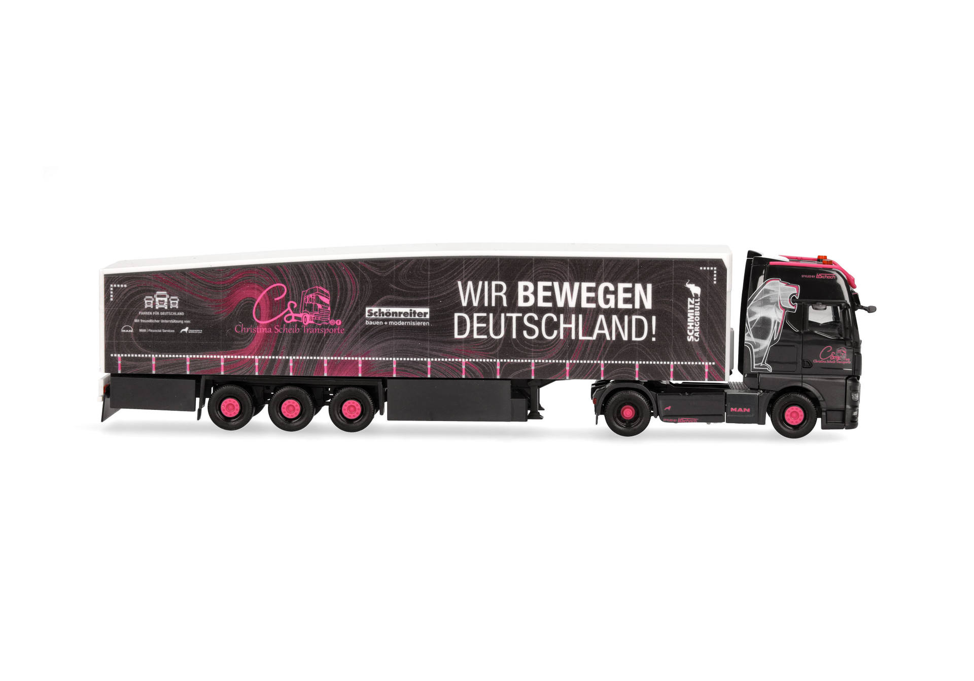 MAN TGX GX Ecoflex-Sattelzug "Christina Scheib/Wir bewegen Deutschland"