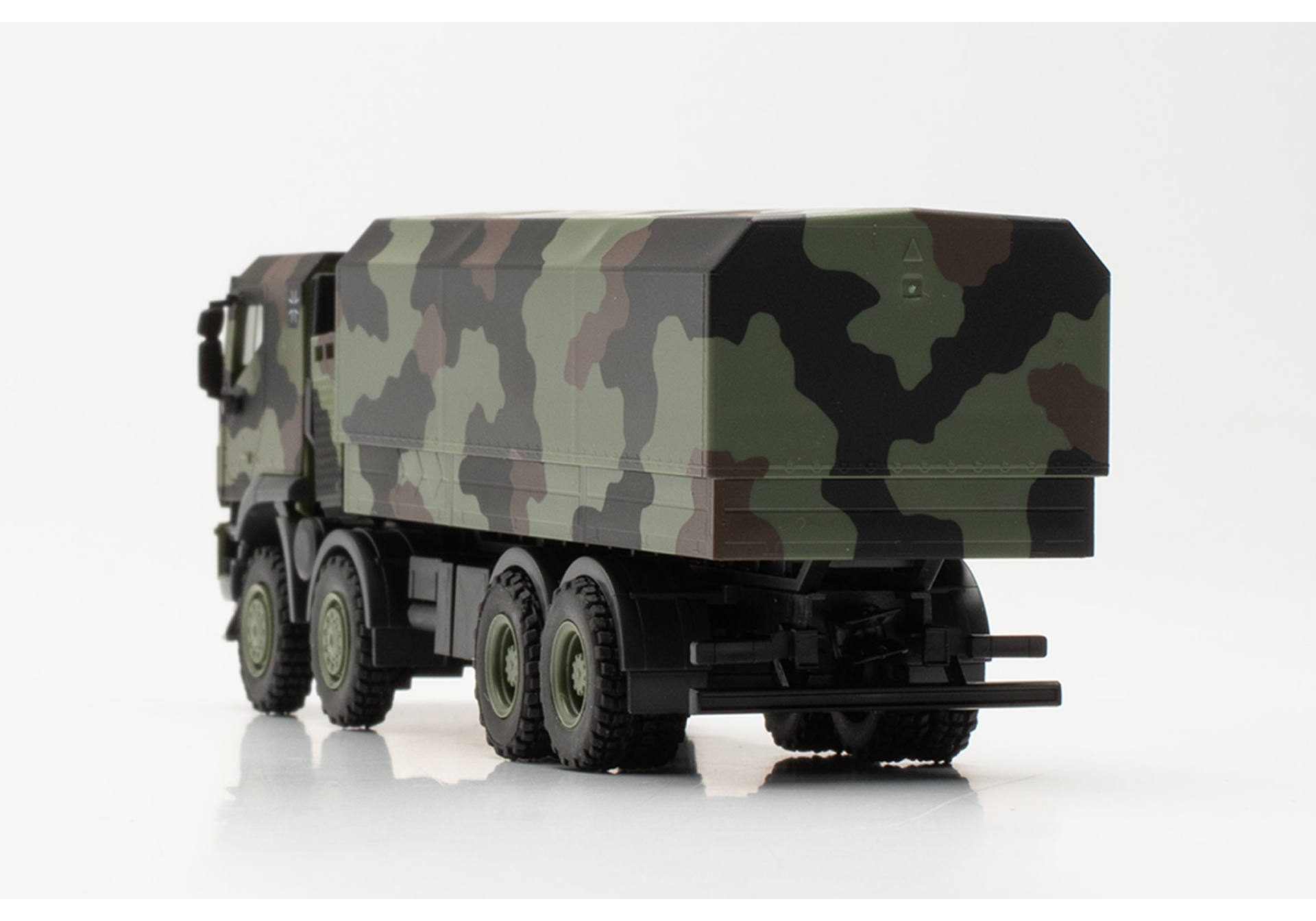 Iveco Trakker 8x8 protected flatbed truck, camouflage design