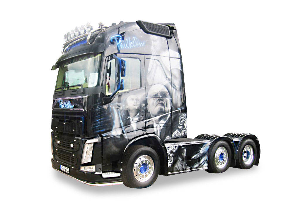 Volvo FH GL XL 6x2 rigid tractor "Fleischmann / Phil Collins"