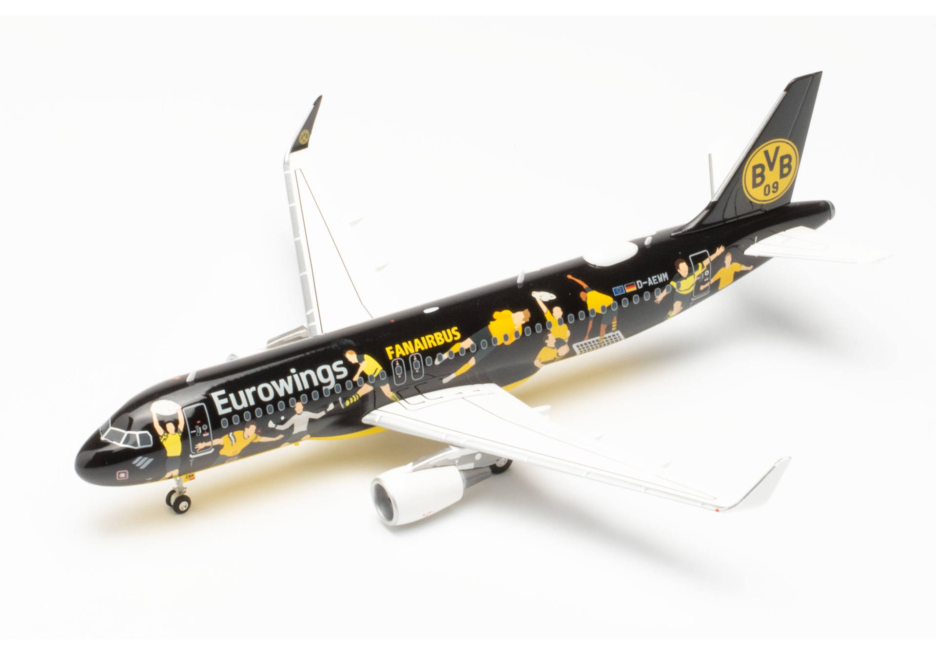 Eurowings Airbus A320 "BVB Fanairbus" - D-AEWM