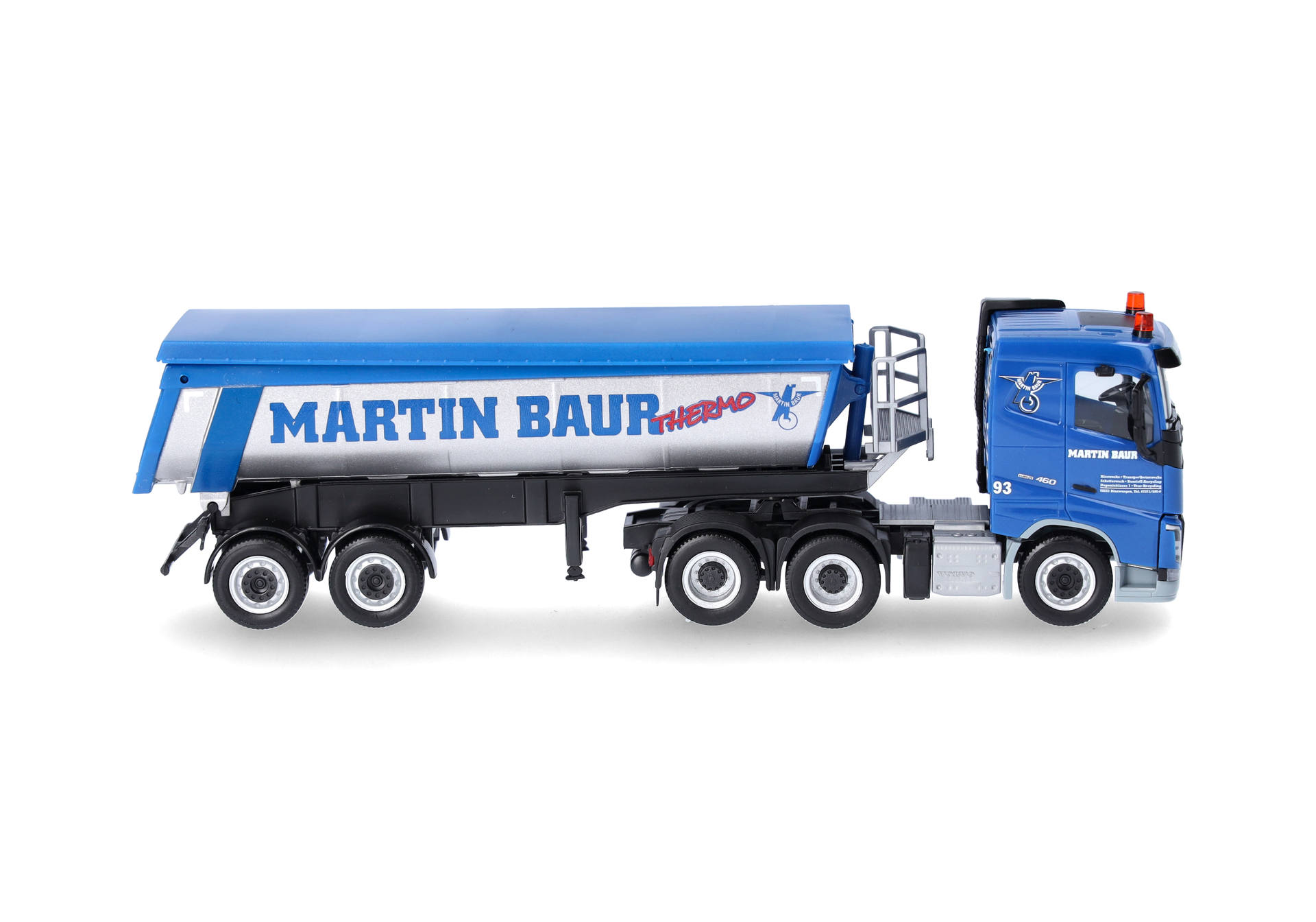 Volvo FH FD thermal insulation trough dumper "Martin Baur" (Baden-Wuerttemberg/Ertingen-Binzwangen)