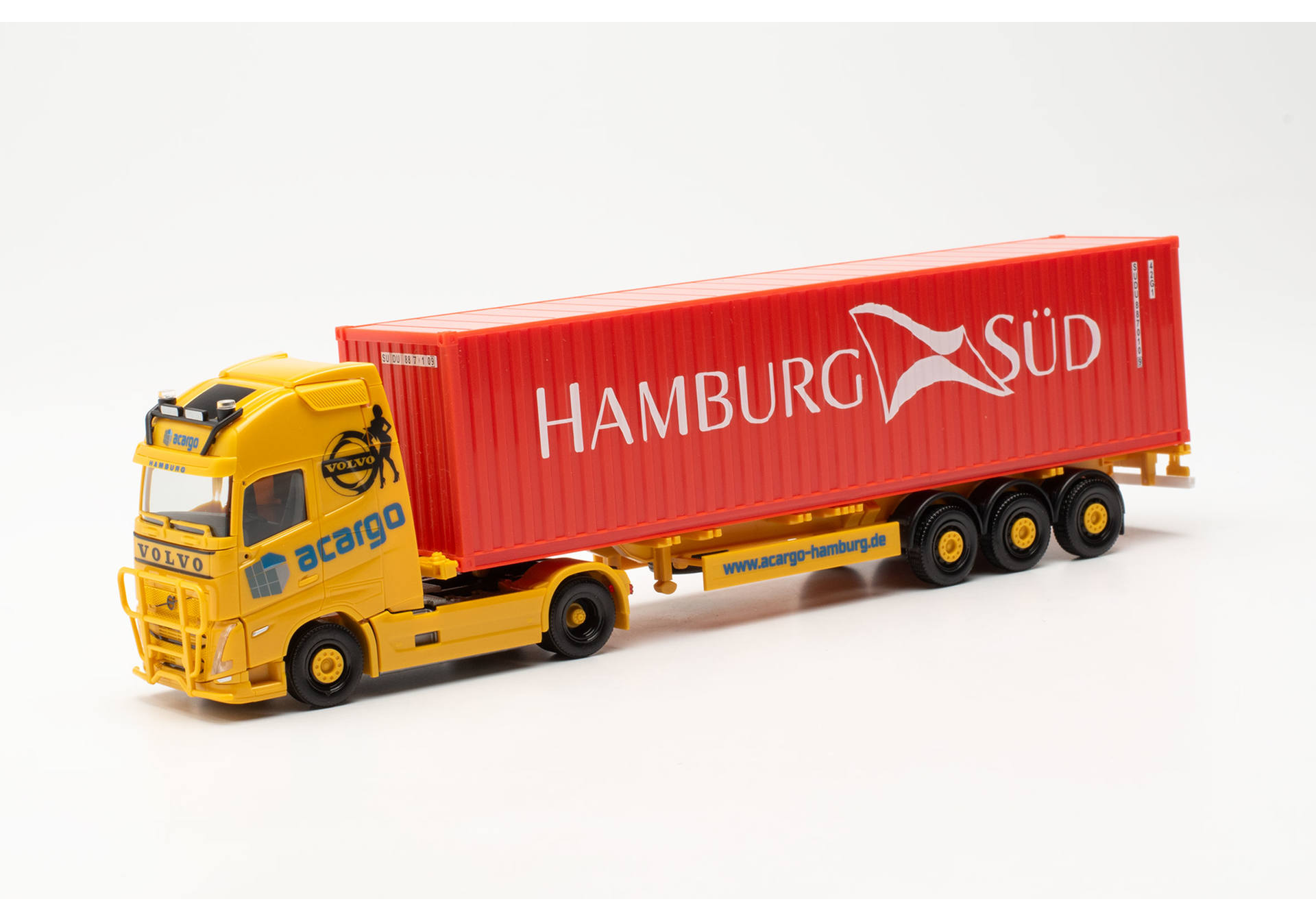 Volvo FH Gl. XL 2020 container semitrailer truck „Acargo/Hamburg Süd“