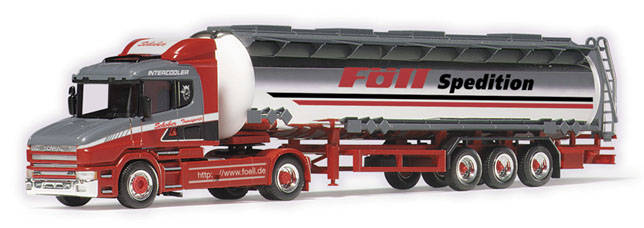 Scania Hauber '96 HL Chrome tank saddle train 2A/3A
