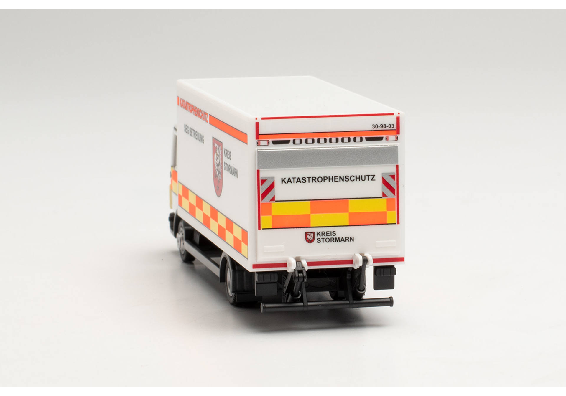 MAN TGL box truck with tail lift “Disaster control Stormarn district”
