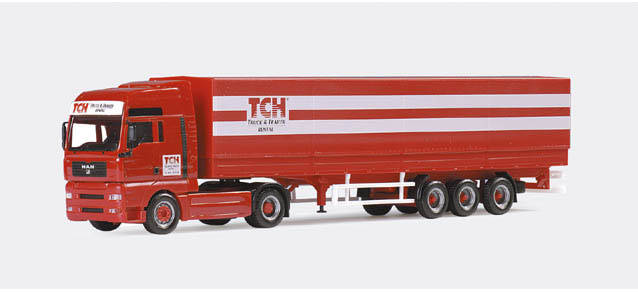 MAN TGA XXL canvas semitrailer "TCH"