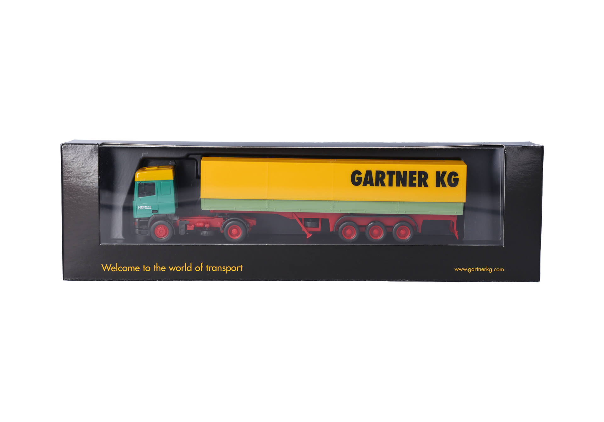 DAF 95 Spacecab curtain-sided trailer truck 2a/3a "Gartner"