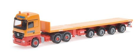 Mercedes-Benz Actros LH Teletrailer saddle train