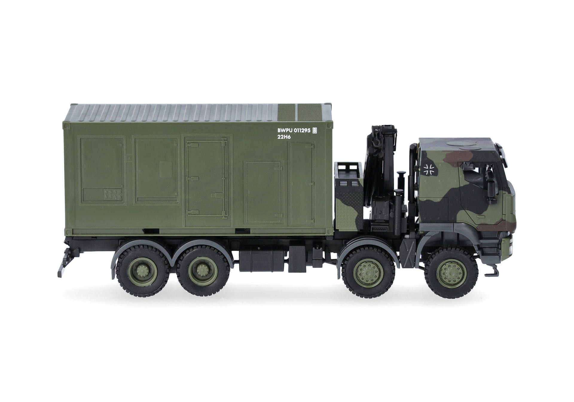 truck, military truck, camouflage, cargo trailer, six-wheeled