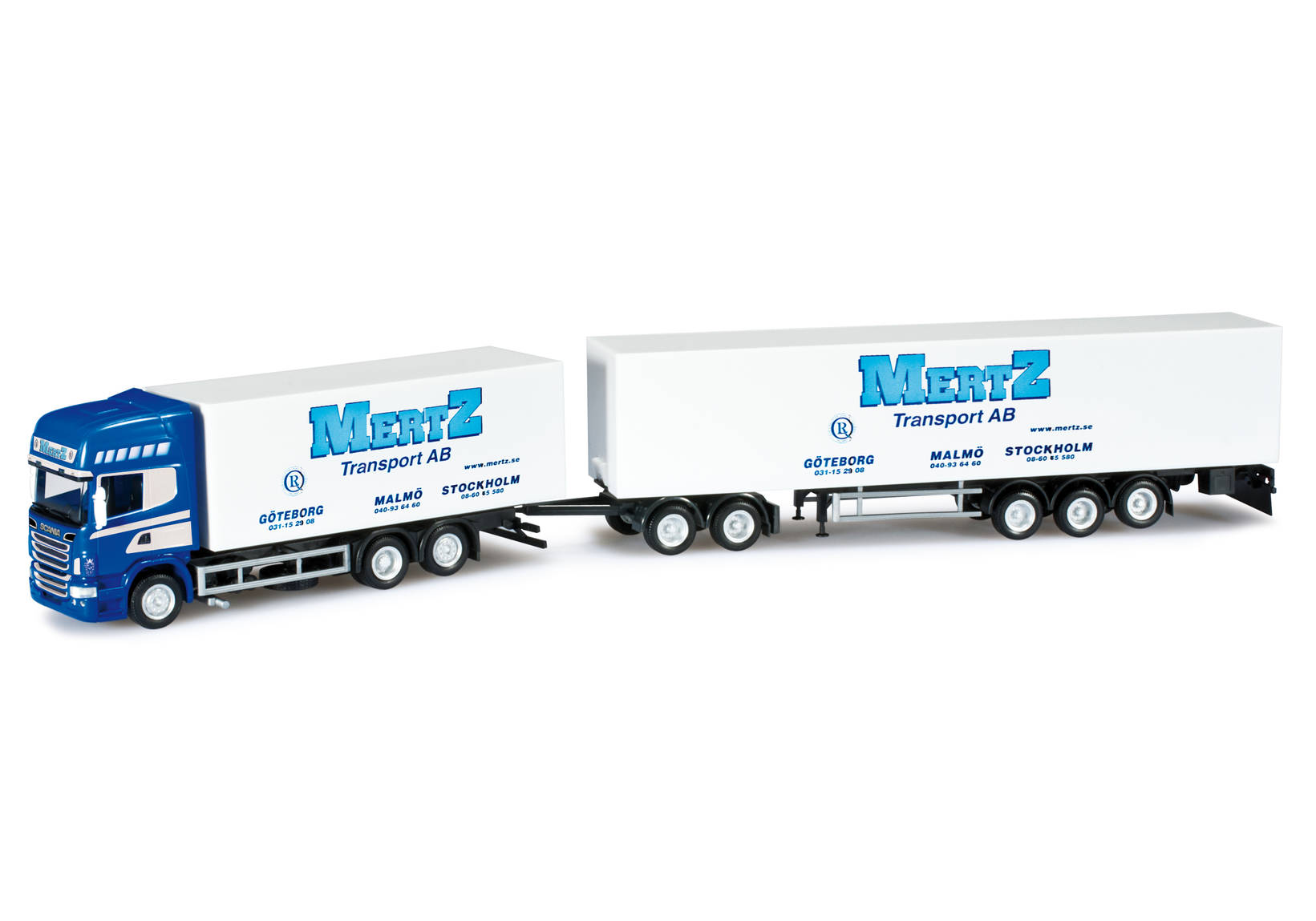 Scania R TL box EuroCombi "Mertz Schweden"
