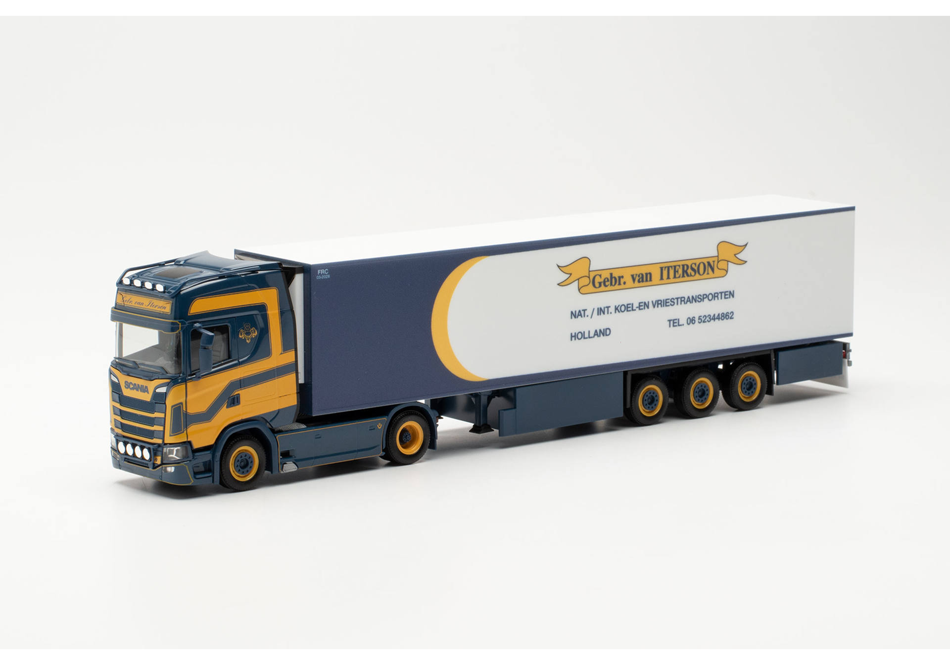 Scania CS 20 high roof refrigerated box semitrailer “Gebr. van Iterson”