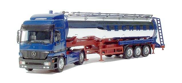 Mercedes-Benz Actros L chrome semitrailer 52cbm "Lechner"