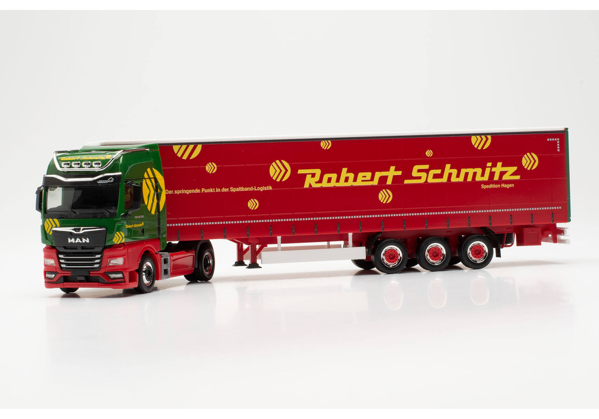 MAN TGX GX curtain canvas semitrailer "Robert Schmitz Spedition"