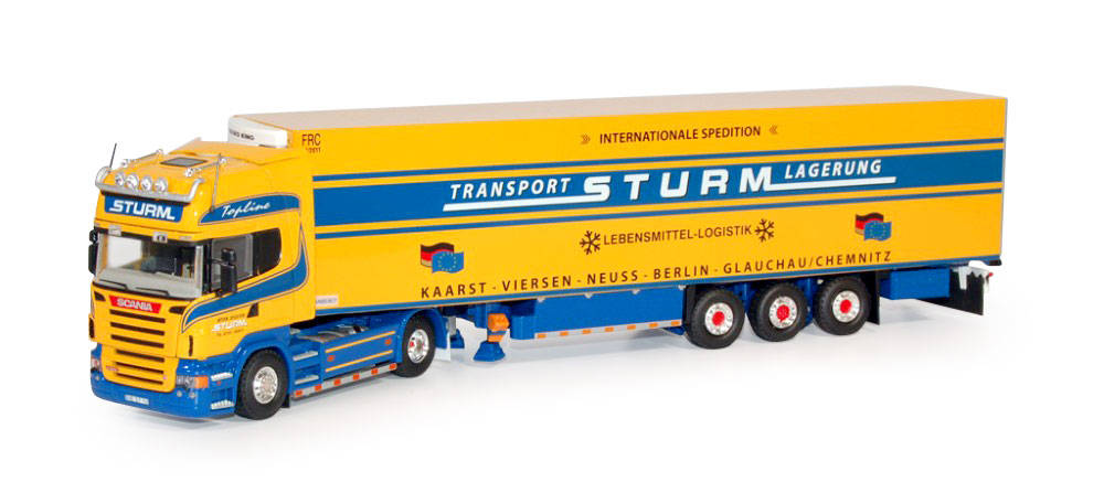 Scania R TL Kühlkoffer-Sattelzug "Sturm"