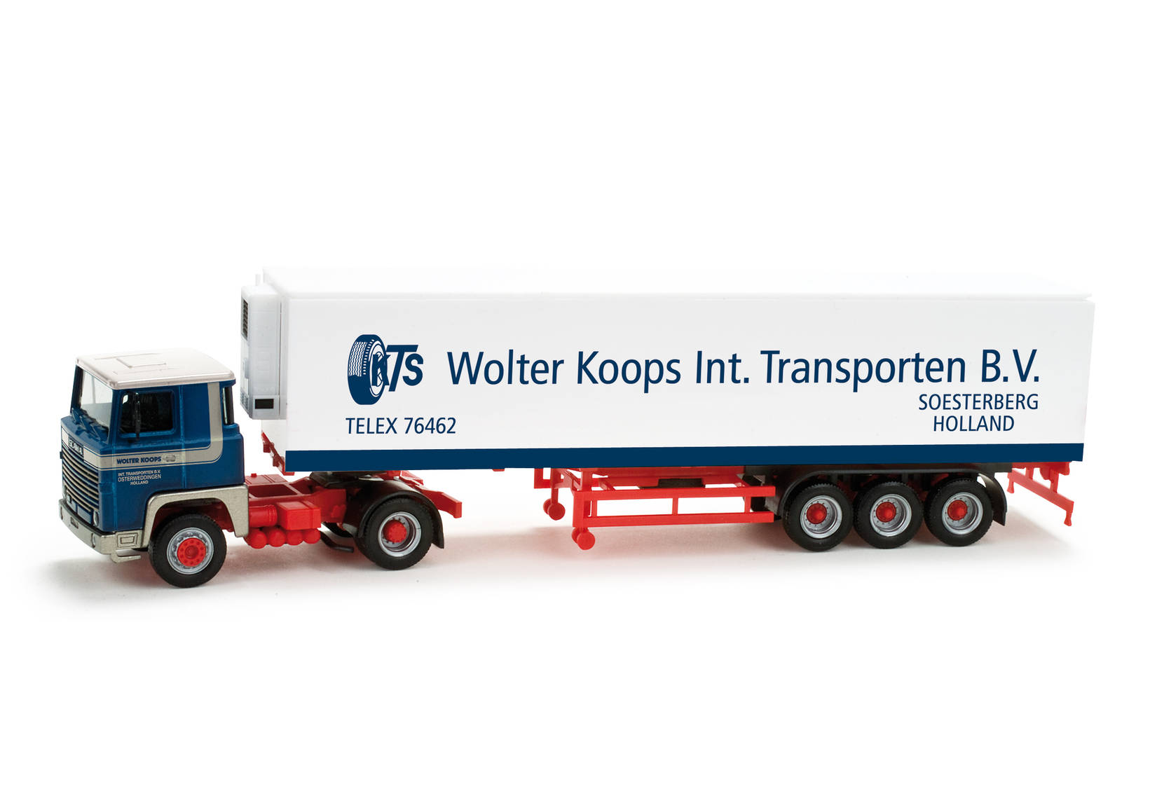 Scania 141 Planen-Sattelzug "Wolter Koops"