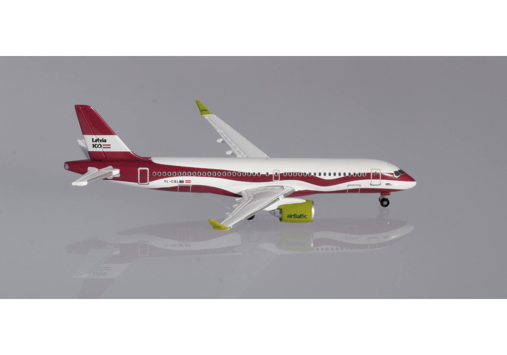 airBaltic Airbus A220-300 "Latvia 100"
