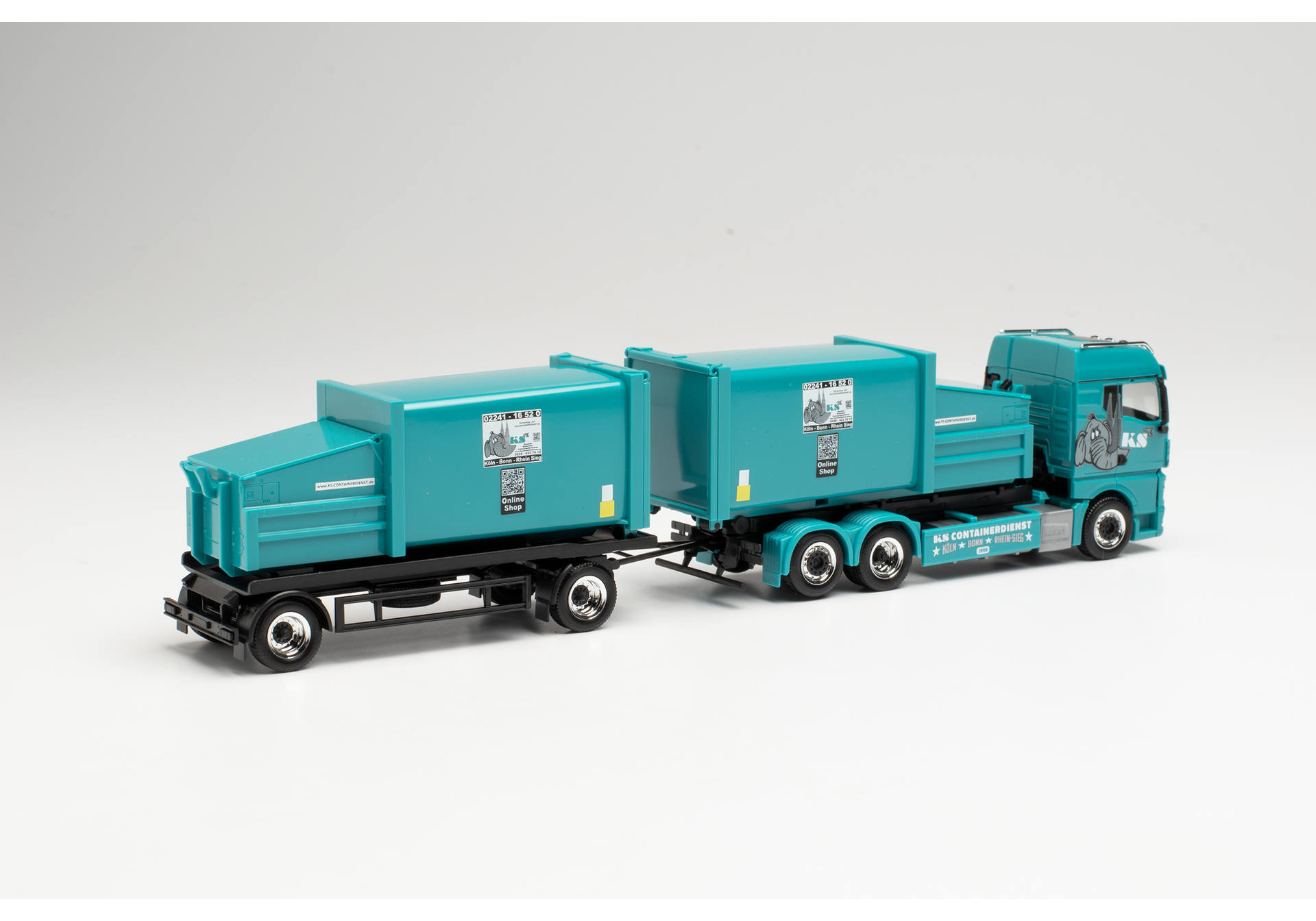 MAN TGX GM Pressmüllcontainer-Hängerzug „KS Containerdienst“