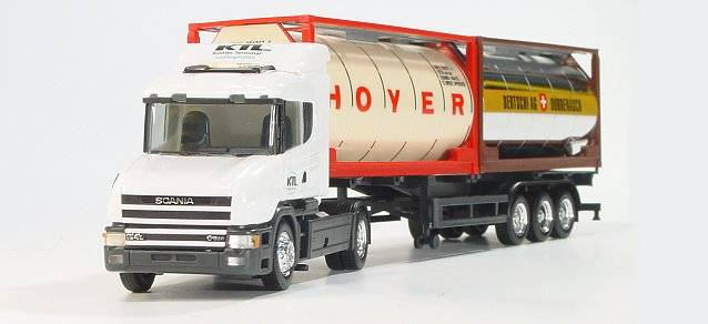 Scania conventional container semitrailer "KTL"