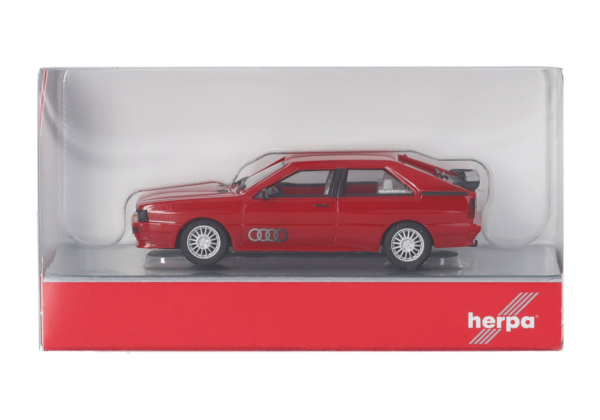 Modelauto, roter Wagen, Audi, Spielzeugauto, Diorama Auto