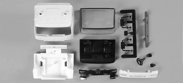 Mercedes-Benz Atego driver's cabin for DLK (incl. rear-view mirror)Content: 2 pcs.