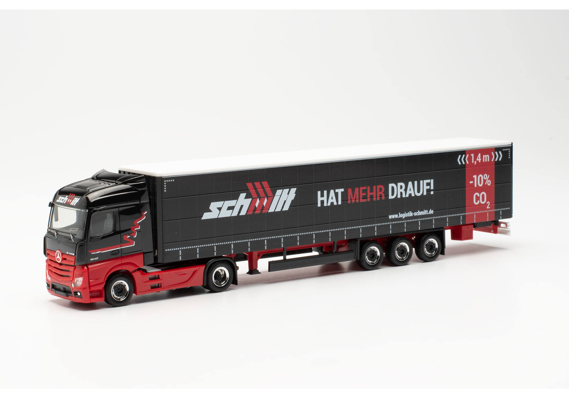 MB Actros ´18 Gardinenplanensattelzug 15m-Auflieger „Walter Schmitt“