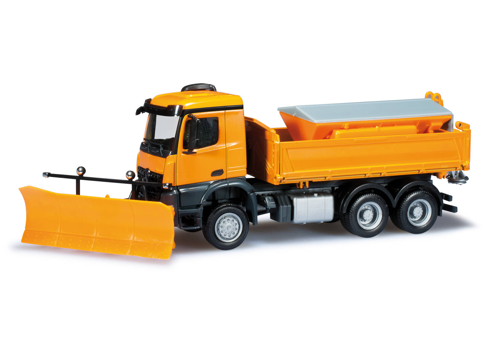 Mercedes-Benz Arocs M all wheel dumper with snow plow "Winterdienst"